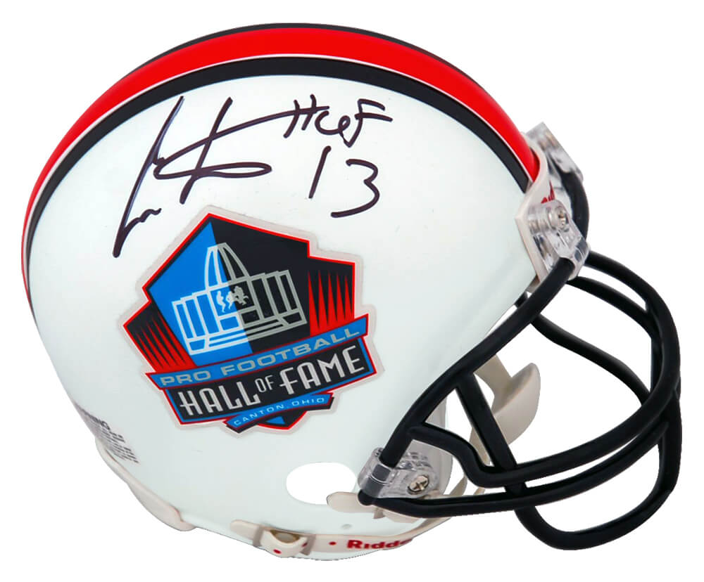 Cris Carter Signed Hall of Fame Logo (VSR4) Riddell Mini Helmet w