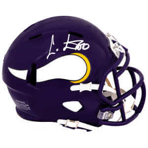 Cris Carter Signed Minnesota Vikings Throwback Riddell Speed Mini Helmet - (In White)
