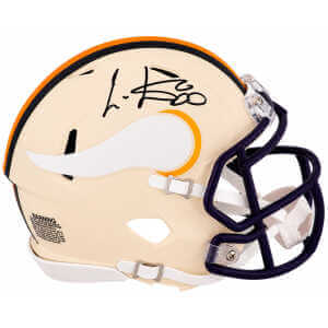 Cris Carter Signed Minnesota Vikings RETRO Riddell Speed Mini Helmet