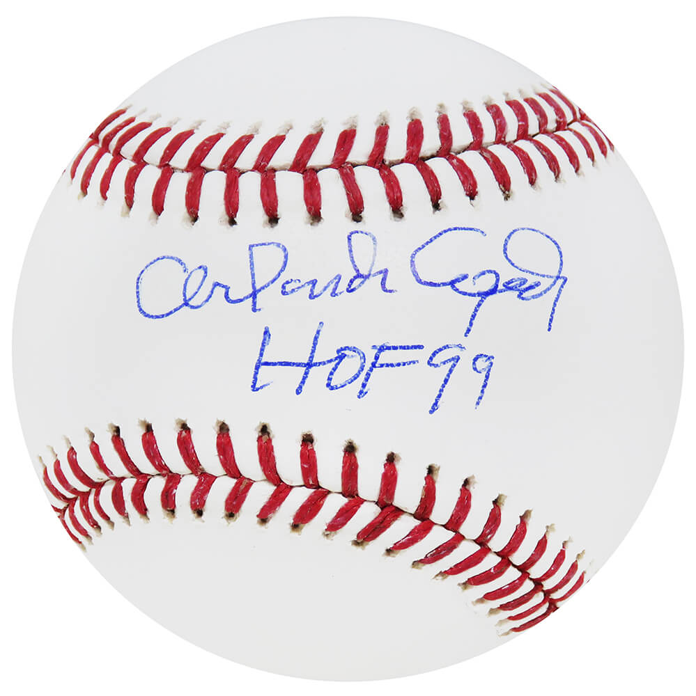 Orlando Cepeda San Francisco Giants Autographed Baseball with HOF 99  Inscription