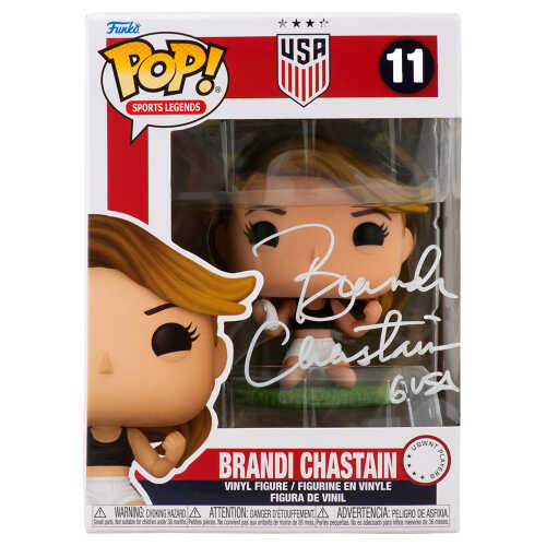 Brandi Chastain Signed USA Women's Soccer Funko Pop Doll #11