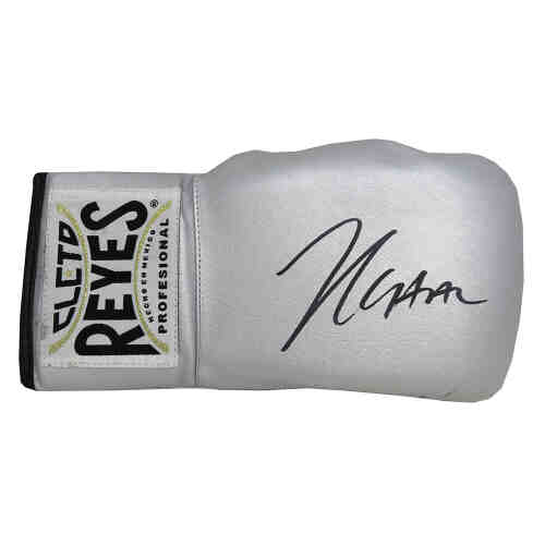 Julio Cesar Chavez Signed Cleto Reyes Silver Boxing Glove - (JSA)