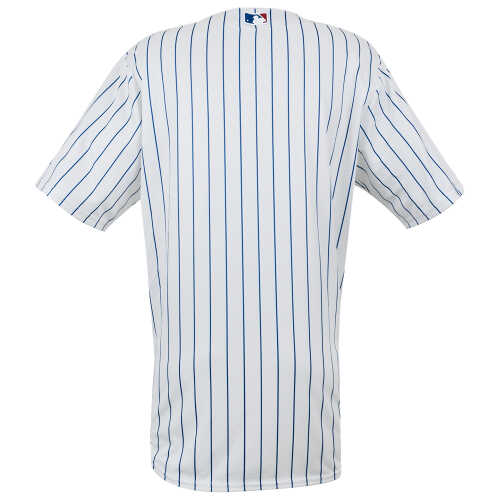 Aroldis Chapman Signed Chicago Cubs White Pinstripe Majestic Replica Baseball Jersey w/16 WS Champs - Image 3