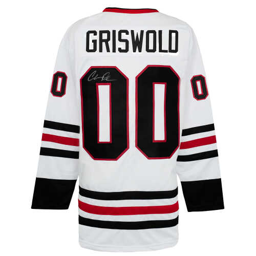 Chevy Chase Signed Griswold #00 White Custom Hockey Jersey