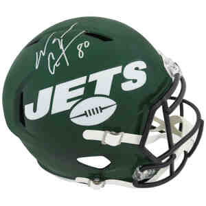 Michael Carter Signed New York Jets Lunar Eclipse Mini Helmet