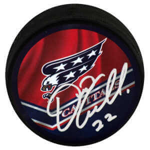 Dino Ciccarelli Signed Washington Capitals Reverse Retro Logo Hockey Puck