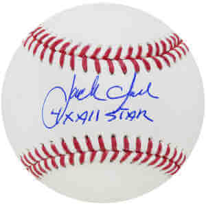Jack Clark Signed Rawlings Official MLB Baseball w/4x All Star