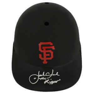 Jack Clark Signed San Francisco Giants Souvenir Replica Batting Helmet w/Ripper