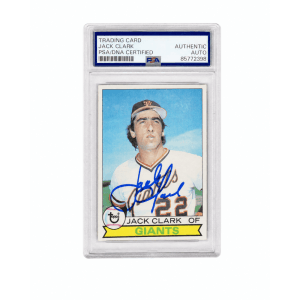 Jack Clark Signed San Francisco Giants 1979 Topps Baseball Trading Card #512 - (PSA Encapsulated)