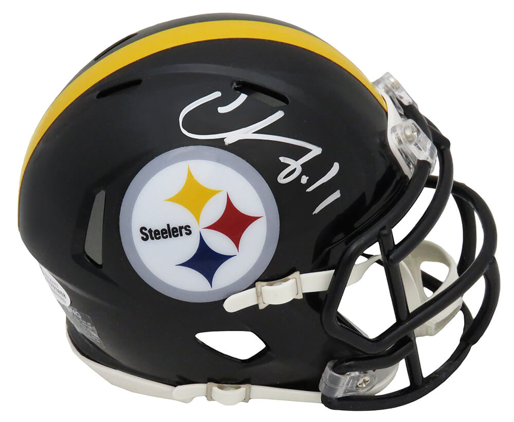 Chase Claypool Signed Steelers Speed Mini Helmet (Beckett)