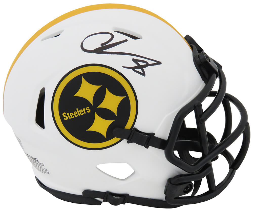 Chase Claypool Pittsburgh Steelers Fanatics Authentic Autographed Riddell  Lunar Eclipse Alternate Speed Mini Helmet