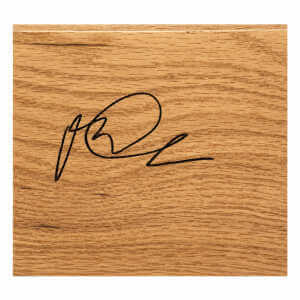 Mateen Cleaves Signed 5x6 Wood Floor Piece