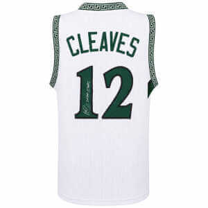 Mateen Cleaves Signed White Custom College Basketball Jersey w/2000 Champs