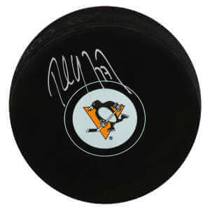 Paul Coffey Signed Pittsburgh Penguins Team Logo Hockey Puck