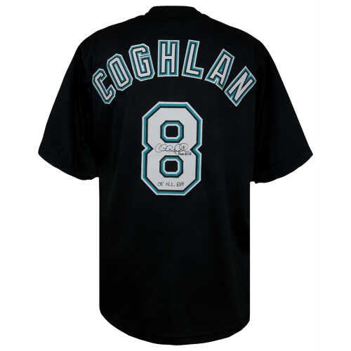 Chris Coghlan Signed Black Custom Baseball Jersey w/2009 NL ROY