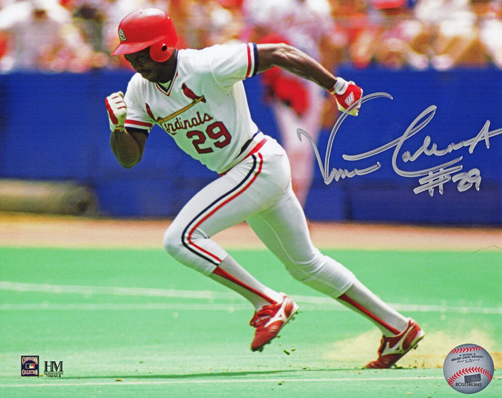 Vince Coleman Signed St. Louis Cardinals Stealing Base Action 8×10 Photo –  Schwartz Sports Memorabilia