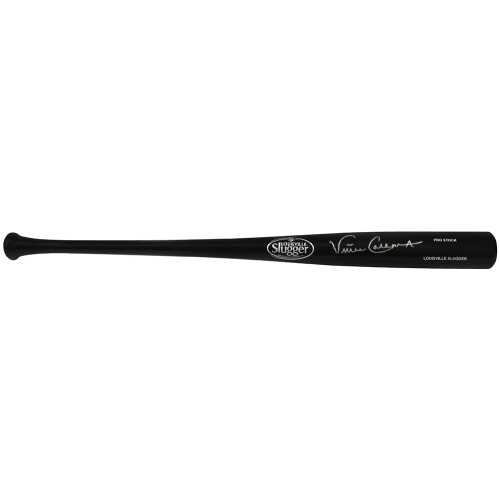 Vince Coleman Signed Louisville Slugger Pro Stock Black Baseball Bat - Image 2