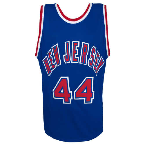 Derrick Coleman Signed Blue Custom Basketball Jersey - Image 3