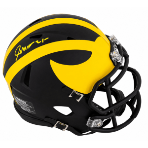 Junior Colson Signed Michigan Wolverines Riddell Speed Mini Helmet