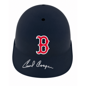 Cecil Cooper Signed Boston Red Sox Souvenir Replica Batting Helmet