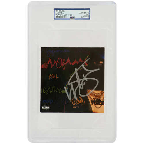 LL Cool J Signed 'The Force' 5x5 CD Booklet Insert - (PSA/DNA Encapsulated)