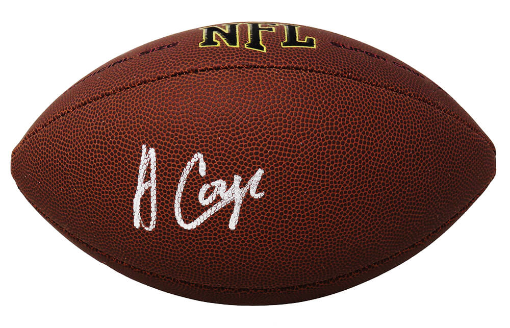 Amari Cooper Signed Wilson Super Grip Full Size NFL Football