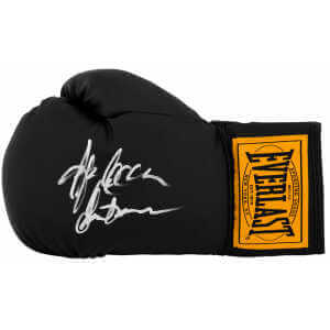 Gerry Cooney Signed Everlast Black Full Size Boxing Glove w/Gentleman