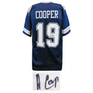 Amari Cooper Dallas Cowboys Signed Mini Helmet (JSA COA