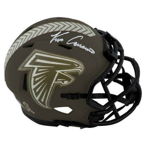 Kirk Cousins Signed Atlanta Falcons Salute to Service Riddell Speed Mini Helmet - (Fanatics)