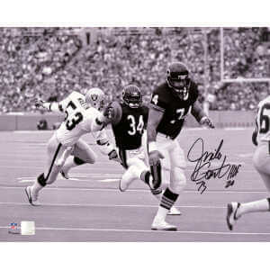 Jim Covert Signed Chicago Bears B&W Action 16x20 Photo w/HOF'20