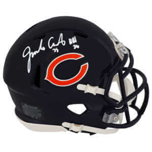 Jim Covert Signed Chicago Bears Riddell Speed Mini Helmet w/HOF'20 - (In White)