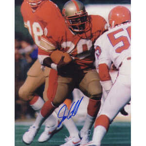 Joe Cribbs Signed Birmingham Stallions USFL Action 8x10 Photo