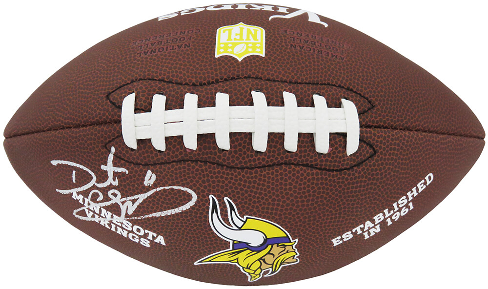 Minnesota Vikings Daunte Culpepper Autographed Logo Football BAS  Authenticated - Tennzone Sports Memorabilia