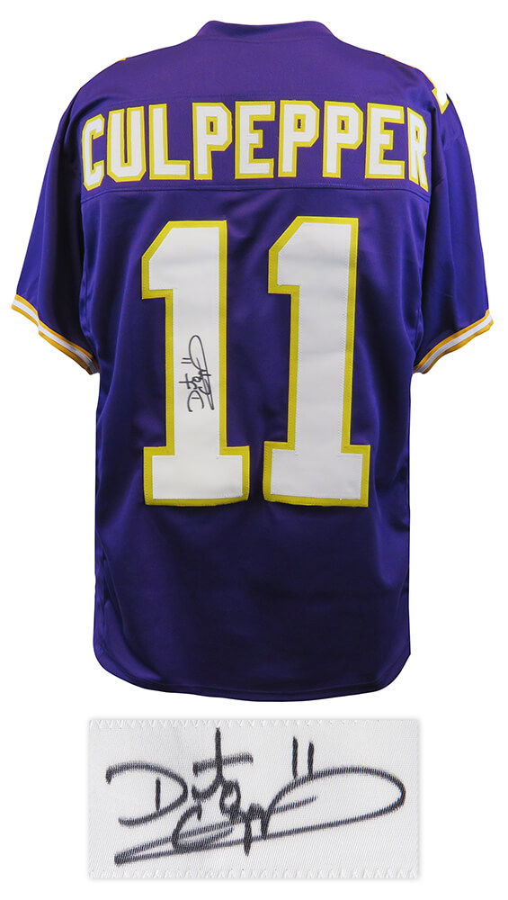 Daunte Culpepper Signed Jersey (Schwartz)