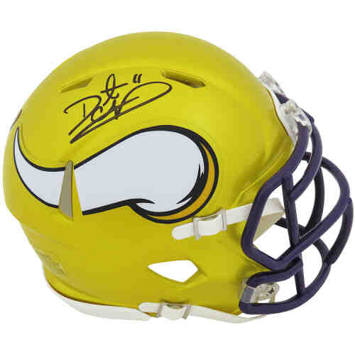 Daunte Culpepper Signed Minnesota Vikings FLASH Riddell Speed Mini Helmet