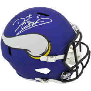 Daunte Culpepper Signed Minnesota Vikings Riddell Full Size Speed Replica Helmet