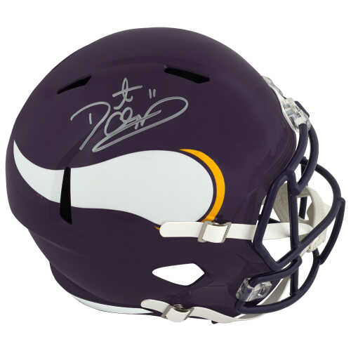 Daunte Culpepper Signed Minnesota Vikings Throwback Riddell Full Size Speed Replica Helmet