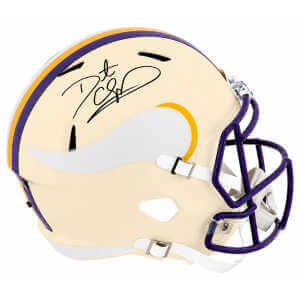 Daunte Culpepper Signed Minnesota Vikings RETRO Riddell Full Size Speed Replica Helmet