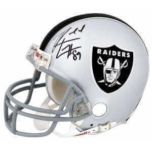 Ronald Curry Signed Raiders Riddell (VSR4) Mini Helmet
