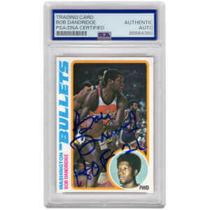 Bob Dandridge Signed Bullets 1978 Topps Basketball Trading Card #92 w/HOF'21 - (PSA Encapsulated)