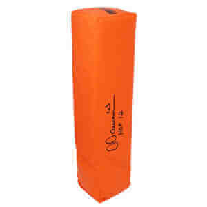 Dermontti Dawson Signed Orange Endzone Football Pylon w/HOF'12