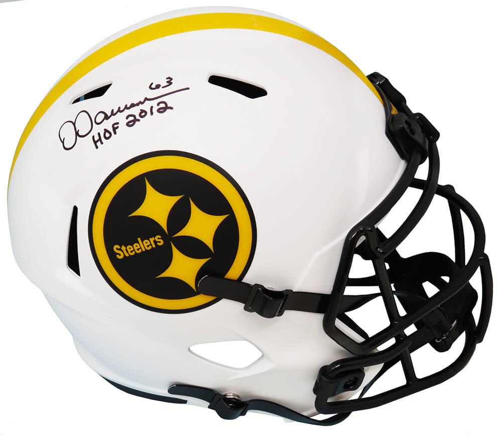 Pittsburgh Steelers Replica Flat White Speed Helmet