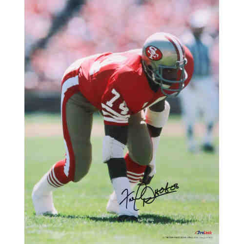 Fred Dean Signed San Francisco 49ers Action 16x20 Photo w/HOF'08
