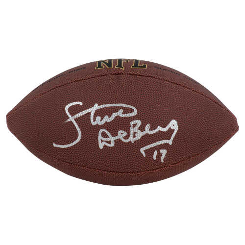 Steve DeBerg Signed Wilson Super Grip Full Size NFL Football