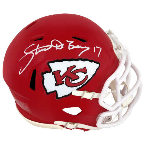 Steve DeBerg Signed Kansas City Chiefs Riddell Speed Mini Helmet