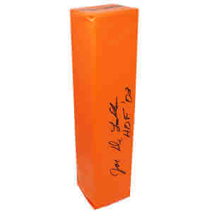 Joe DeLamielleure Signed Orange Endzone Football Pylon w/HOF'03