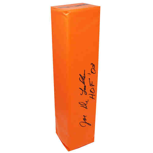 Joe DeLamielleure Signed Orange Endzone Football Pylon w/HOF'03