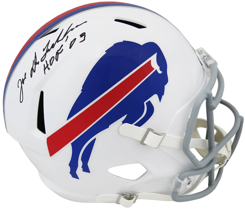 Joe DeLamielleure Signed Buffalo Bills Riddell Full Size Speed Replica  Helmet w/HOF'03 – Schwartz Sports Memorabilia