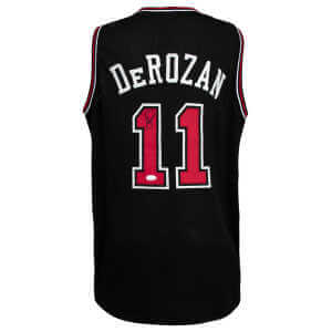 DeMar DeRozan Signed Black Custom Basketball Jersey – (JSA)