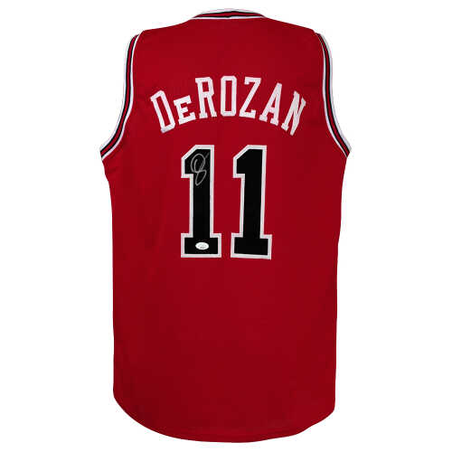 DeMar DeRozan Signed Red Custom Basketball Jersey - (JSA)